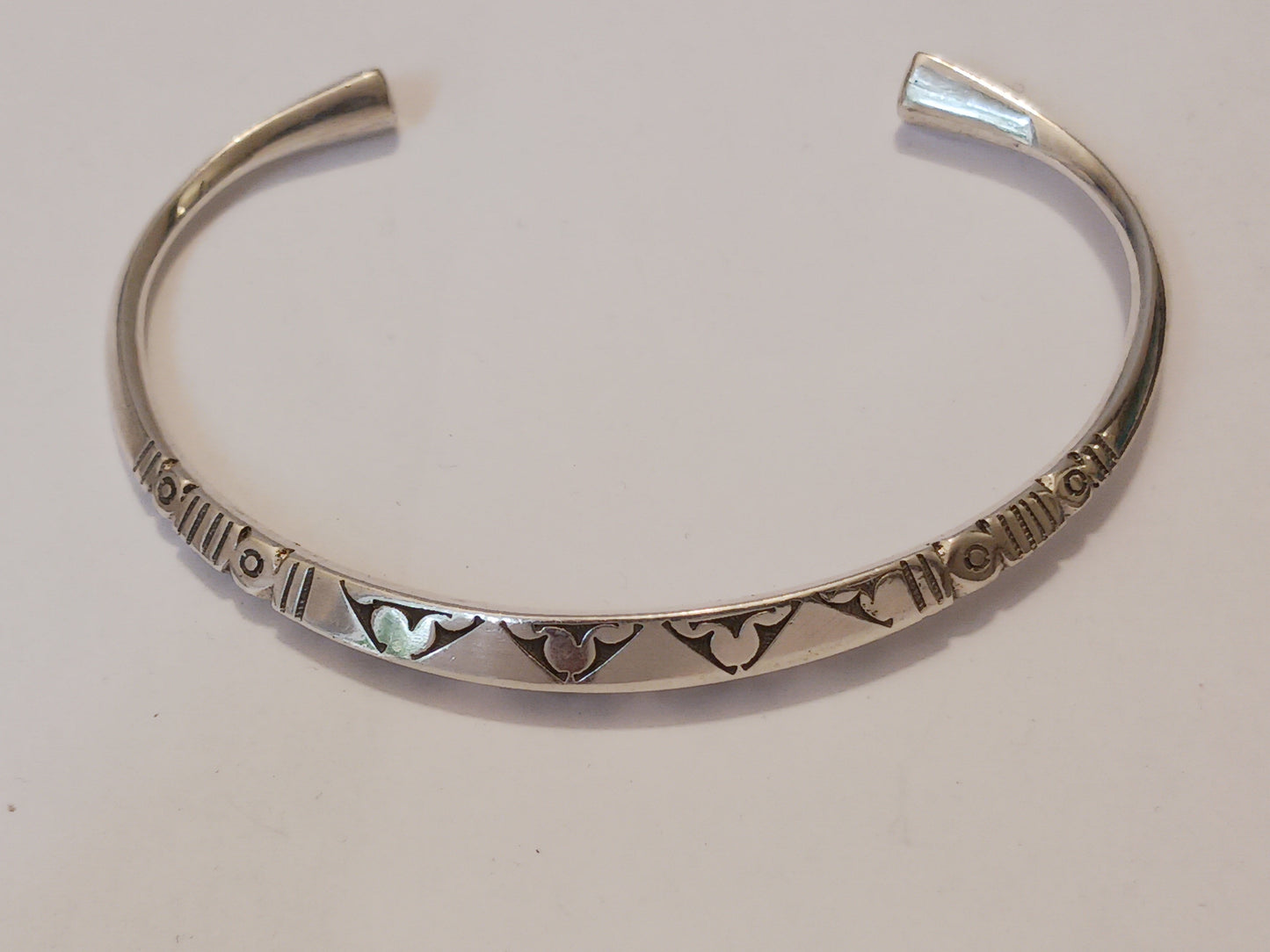 Bracelet en argent massif
