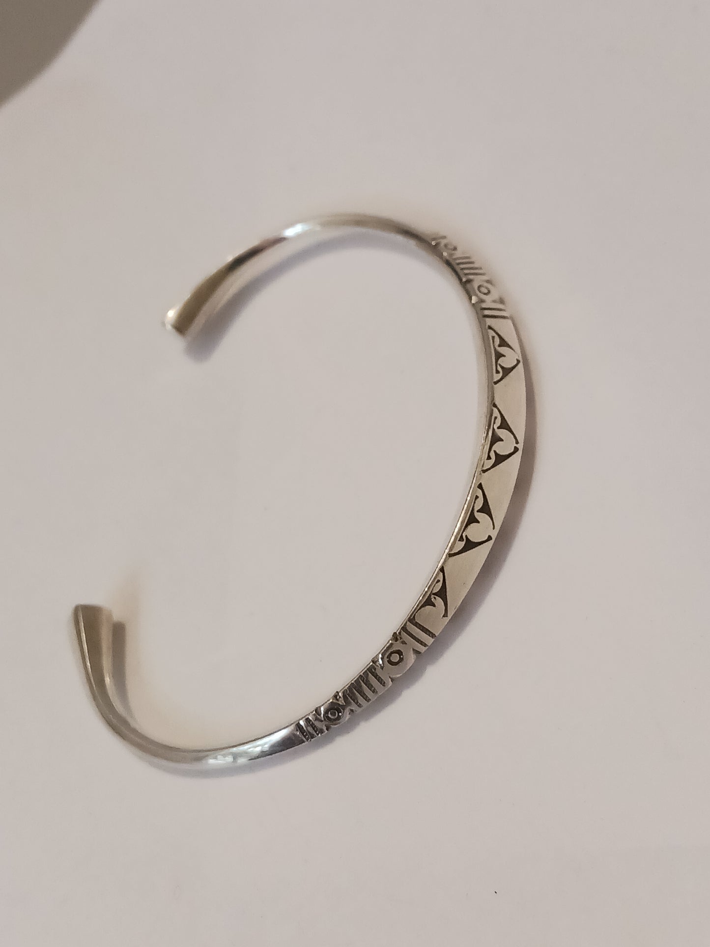 Bracelet en argent massif