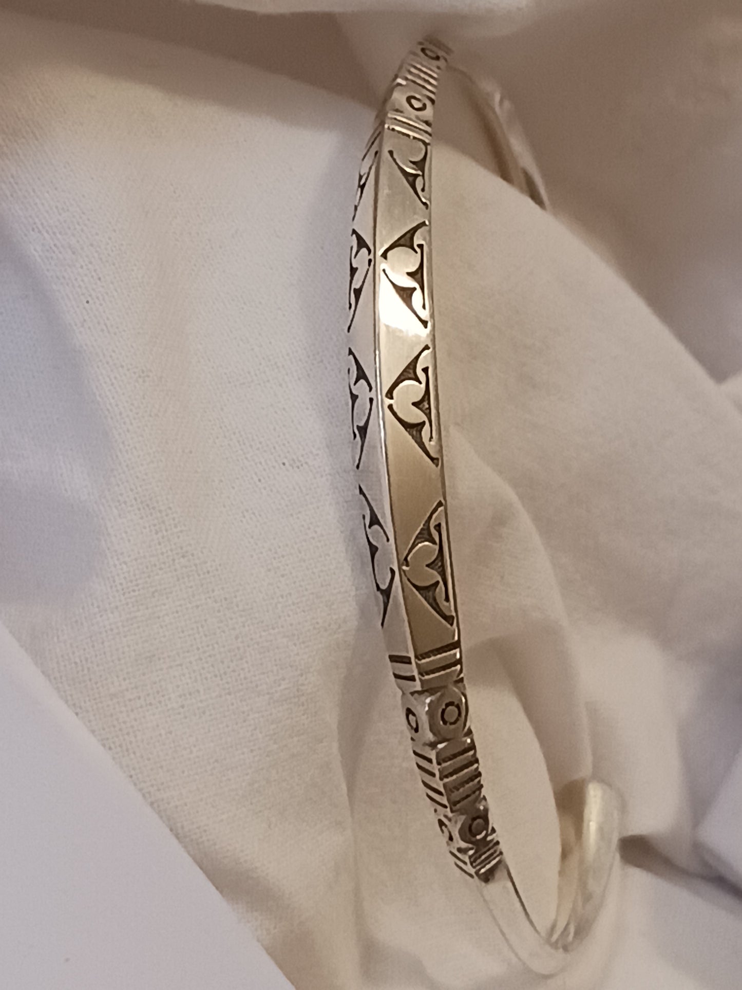 Bracelet en argent massif