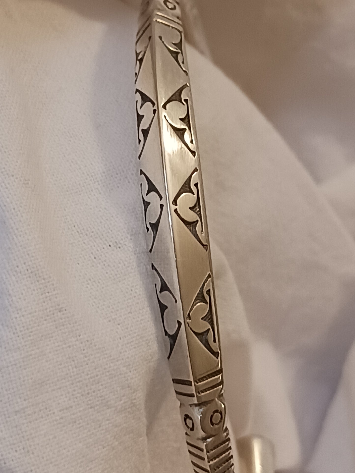 Bracelet en argent massif