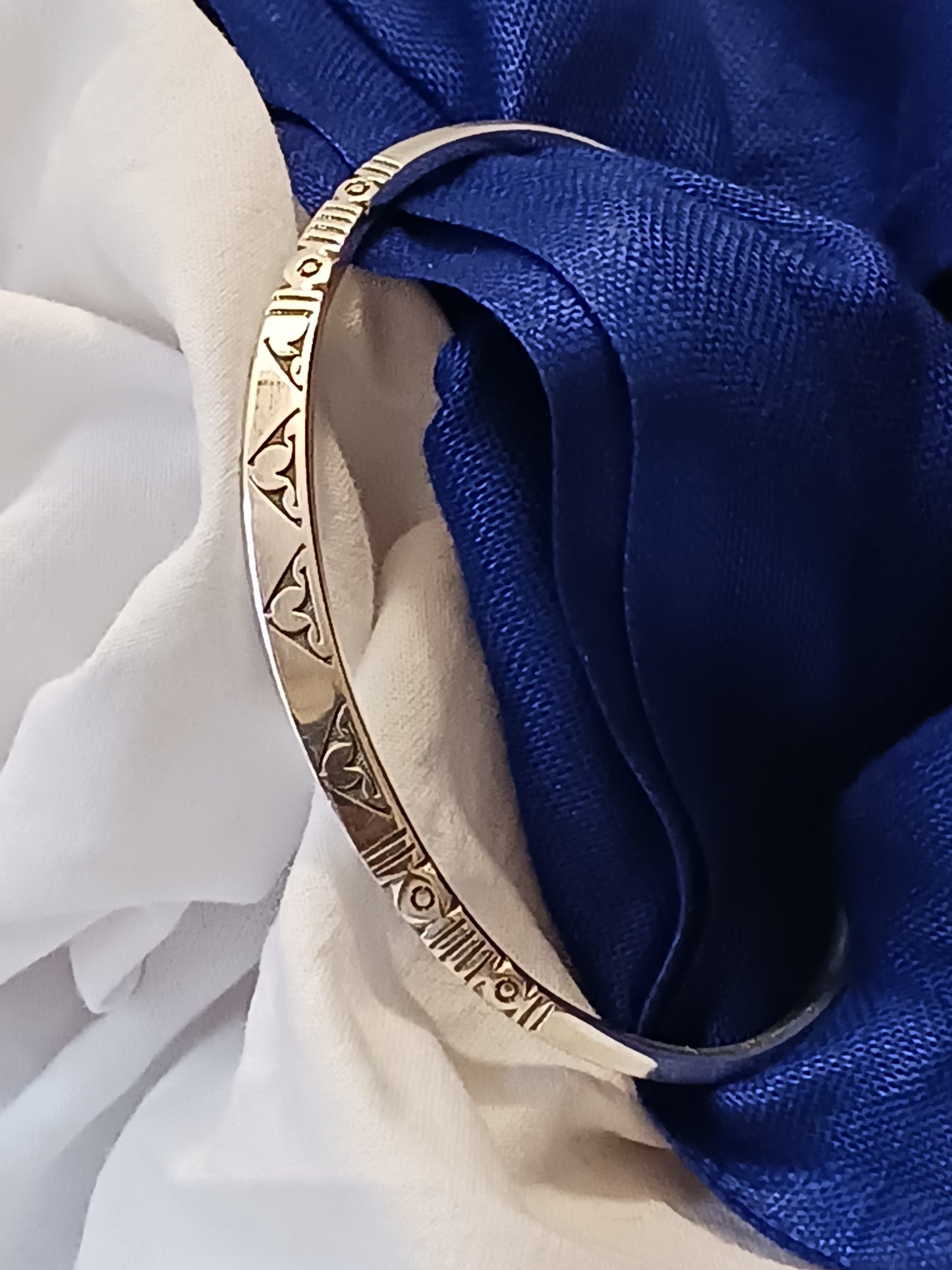 Bracelet en argent massif