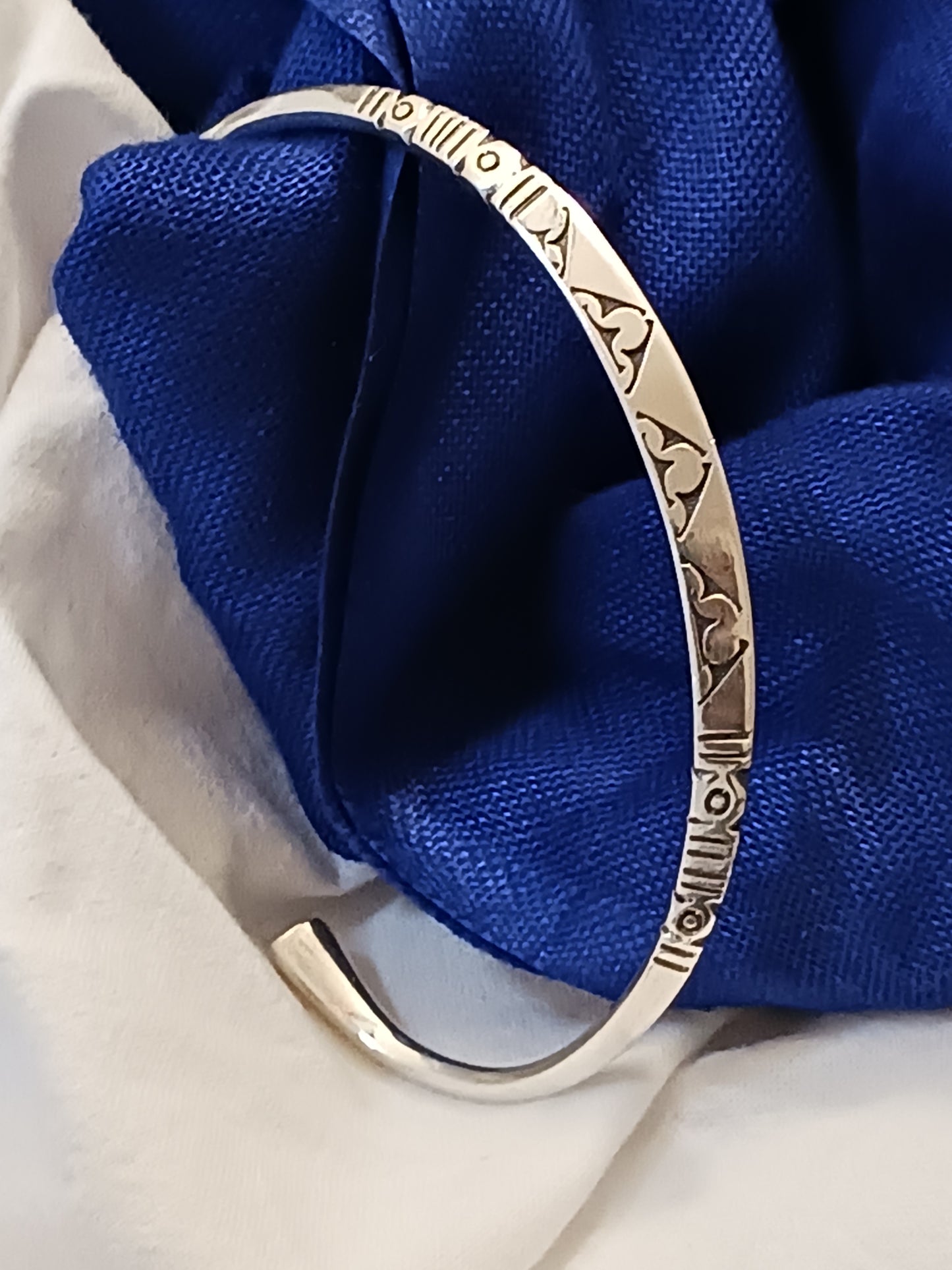 Bracelet en argent massif
