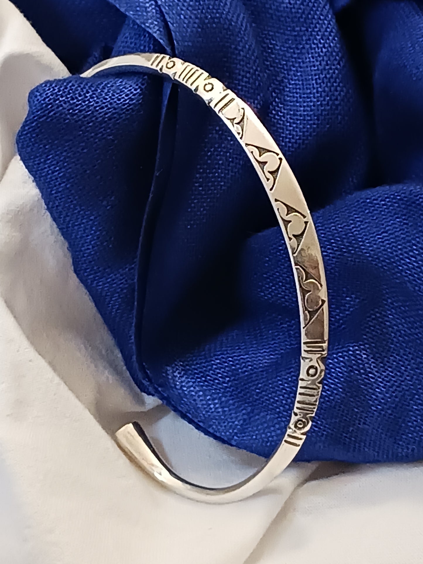 Bracelet en argent massif