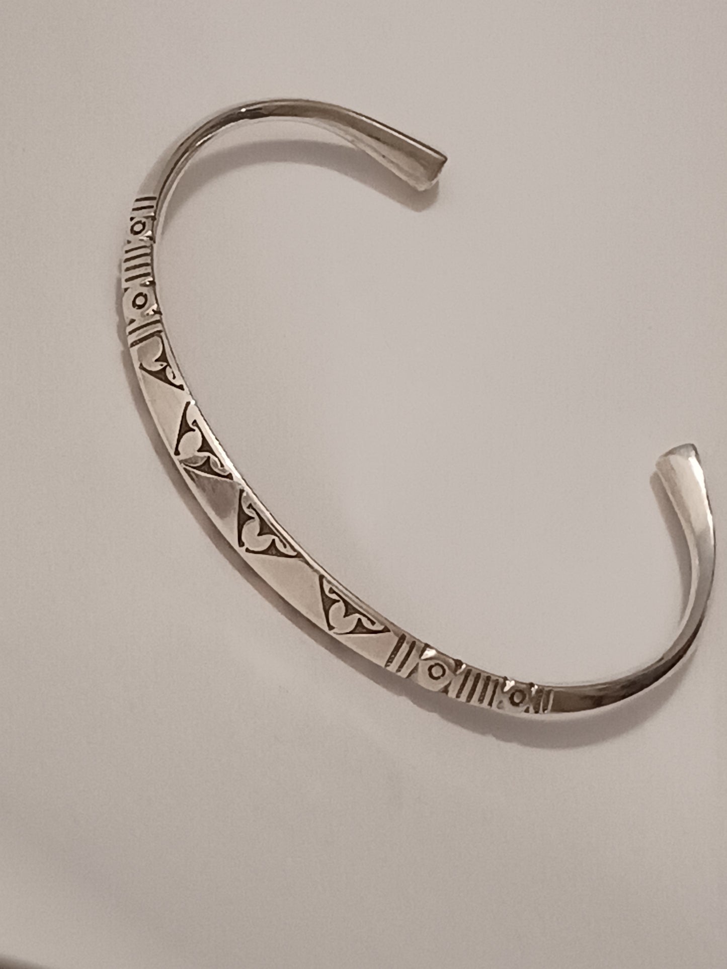 Bracelet en argent massif