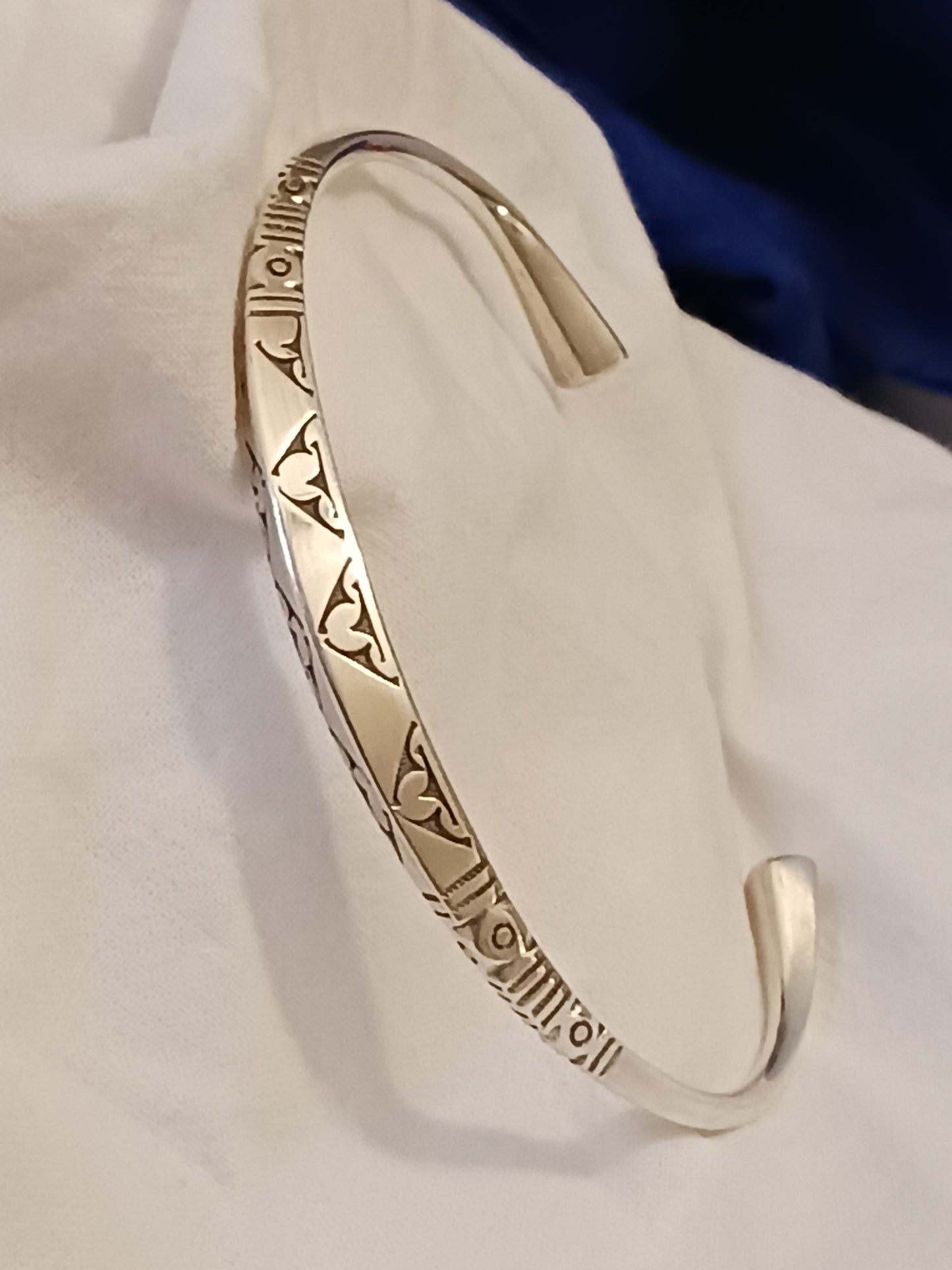 Bracelet en argent massif