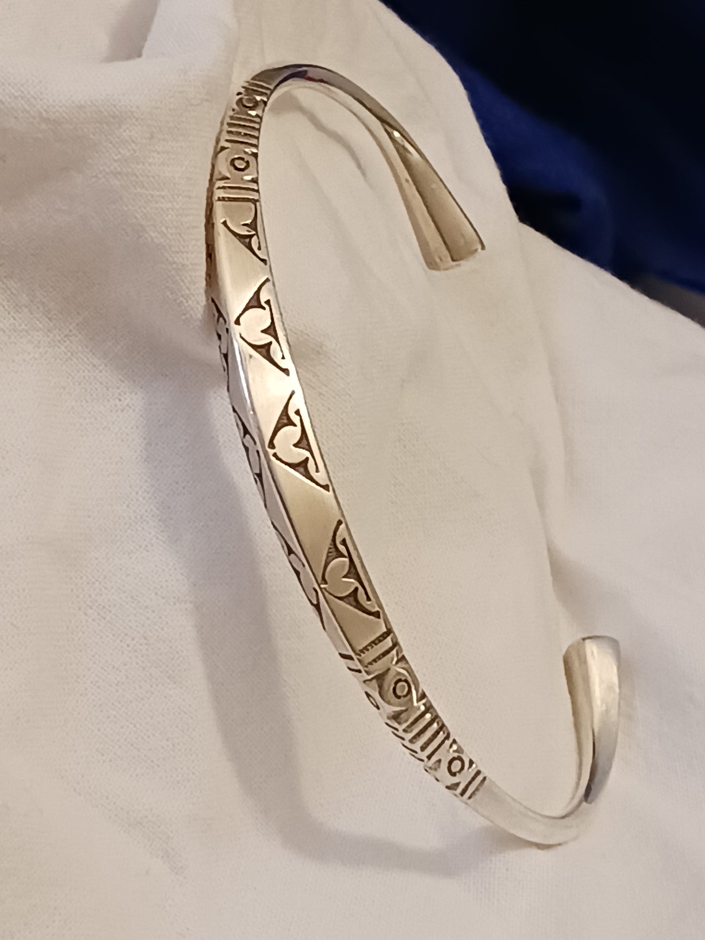 Bracelet en argent massif