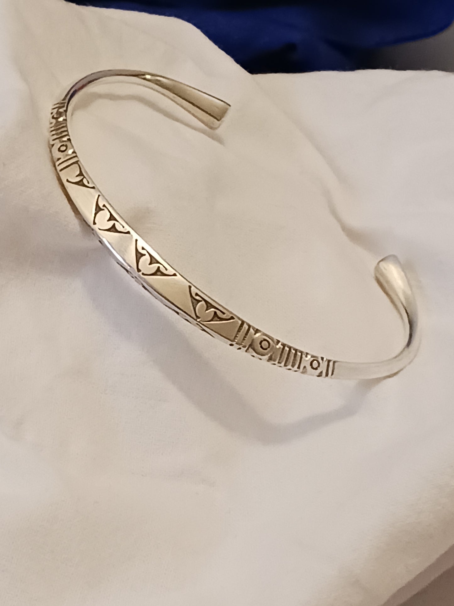 Bracelet en argent massif