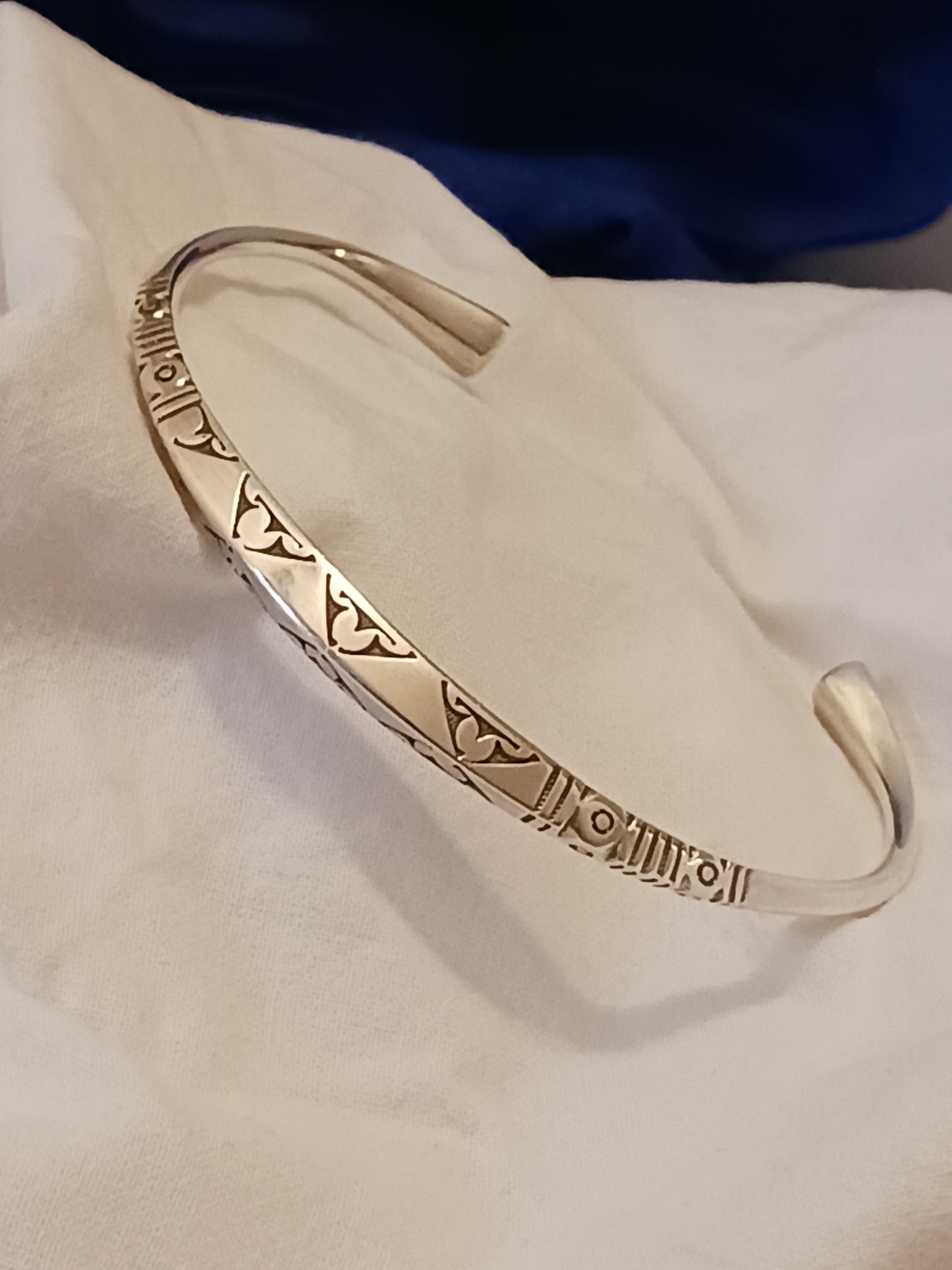 Bracelet en argent massif