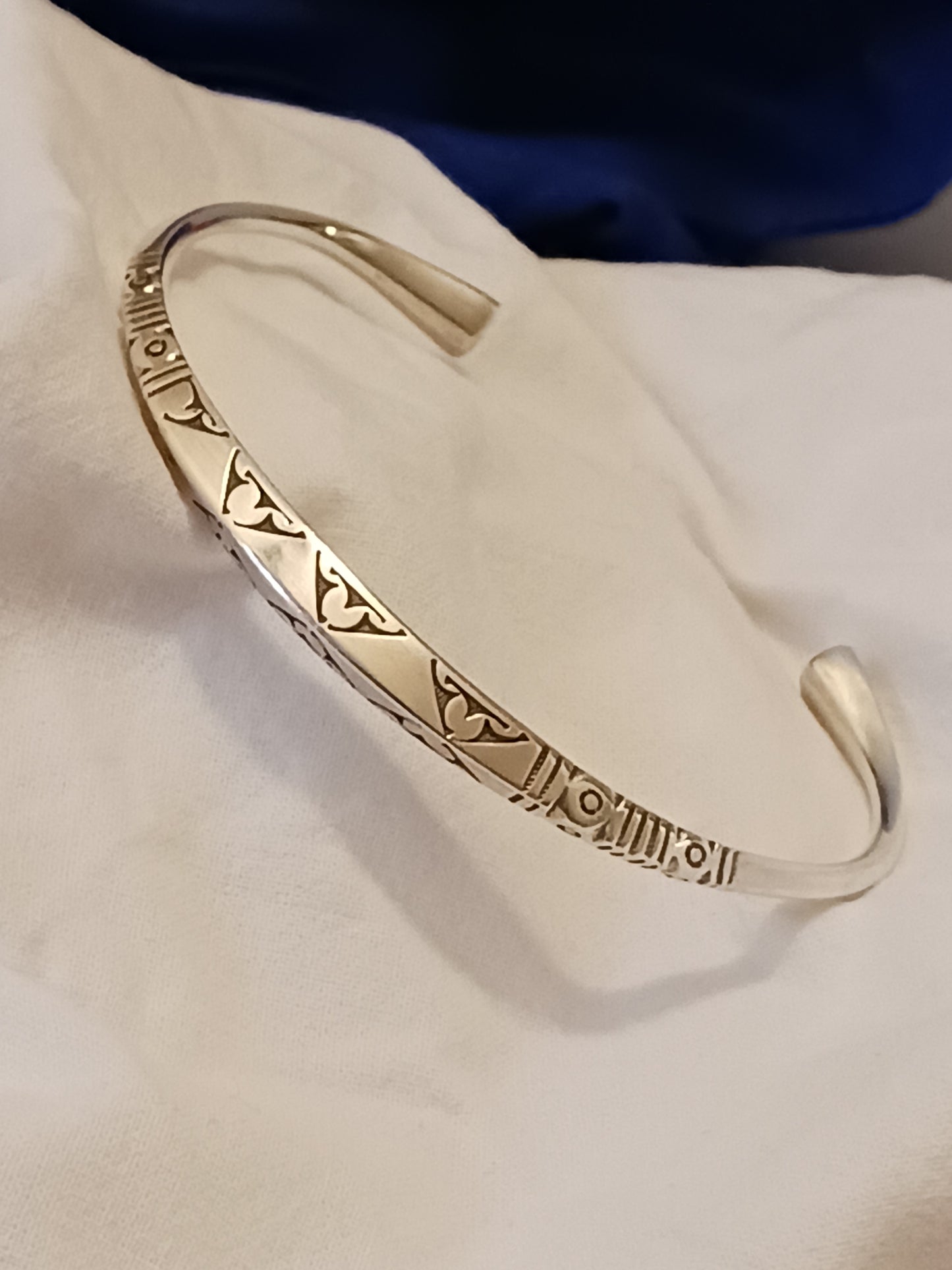 Bracelet en argent massif