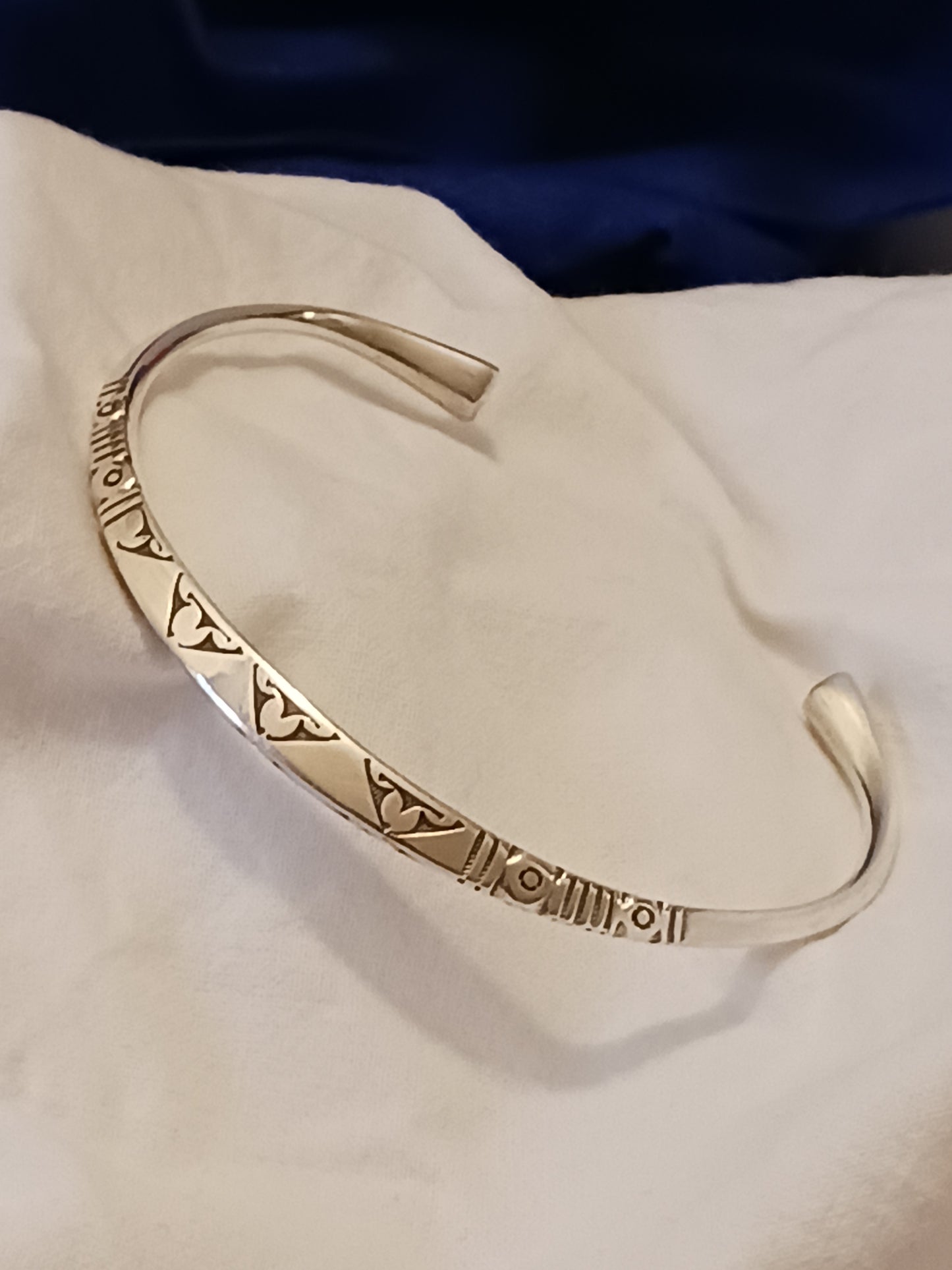 Bracelet en argent massif