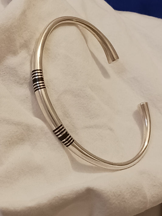 Bracelet en argent massif