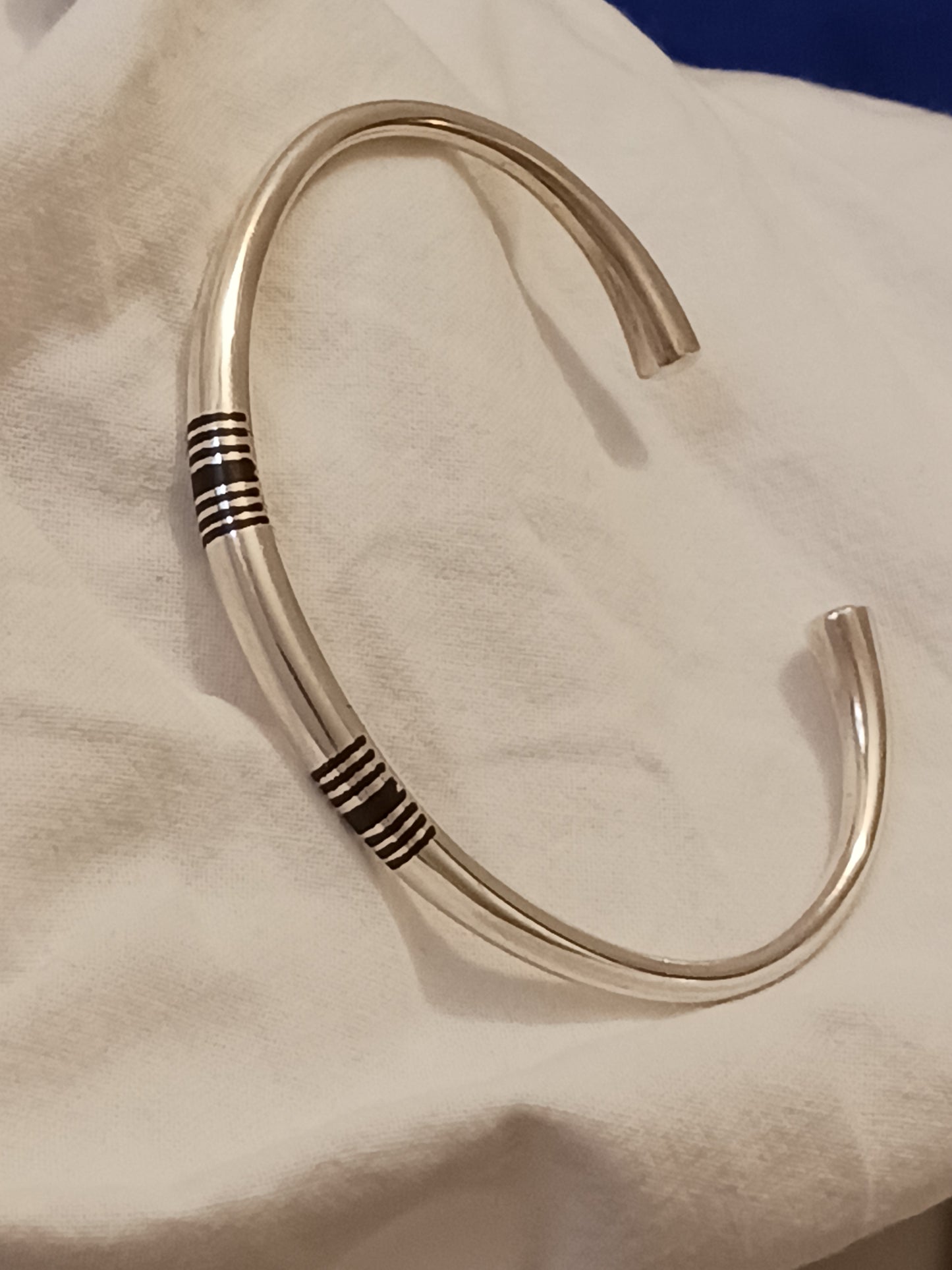 Bracelet en argent massif