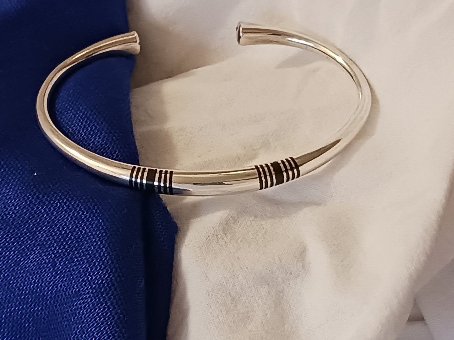 Bracelet en argent massif