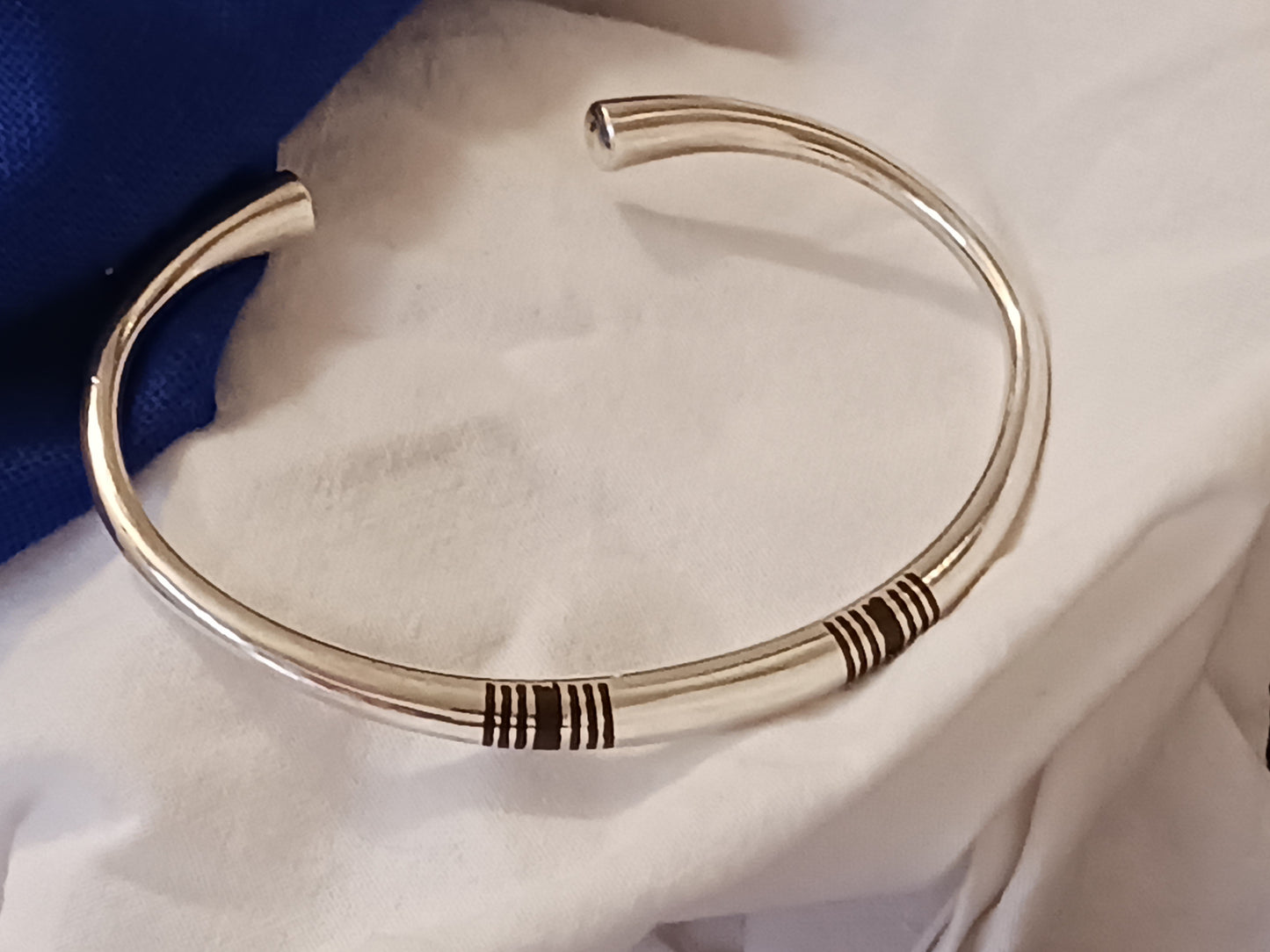 Bracelet en argent massif
