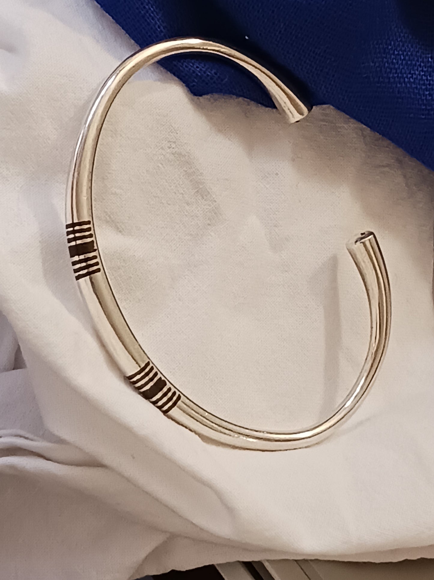 Bracelet en argent massif
