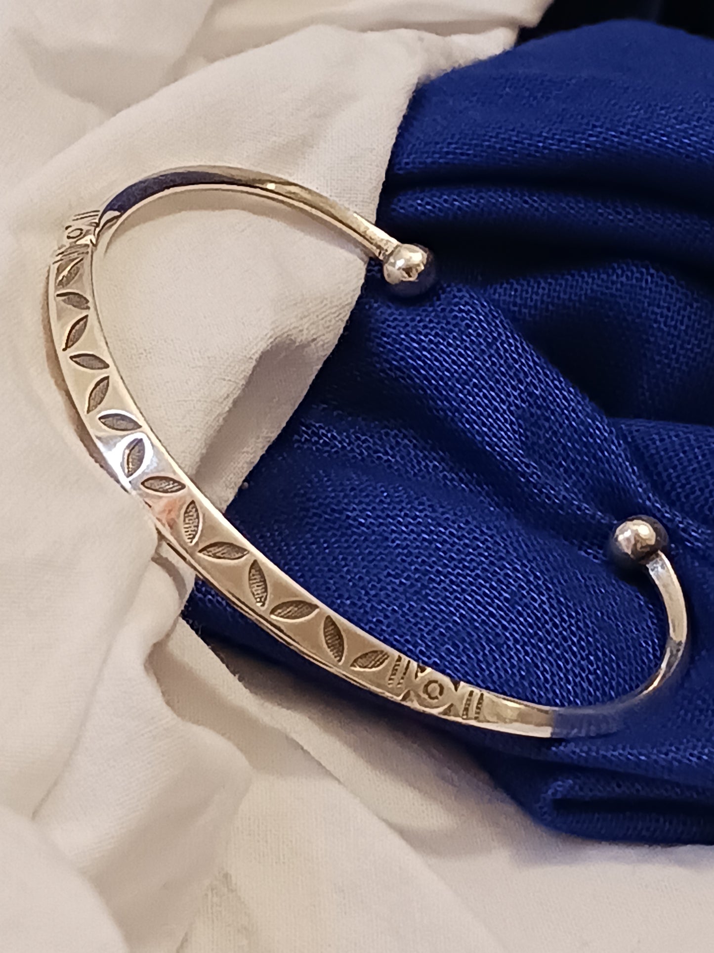 Bracelet en argent massif