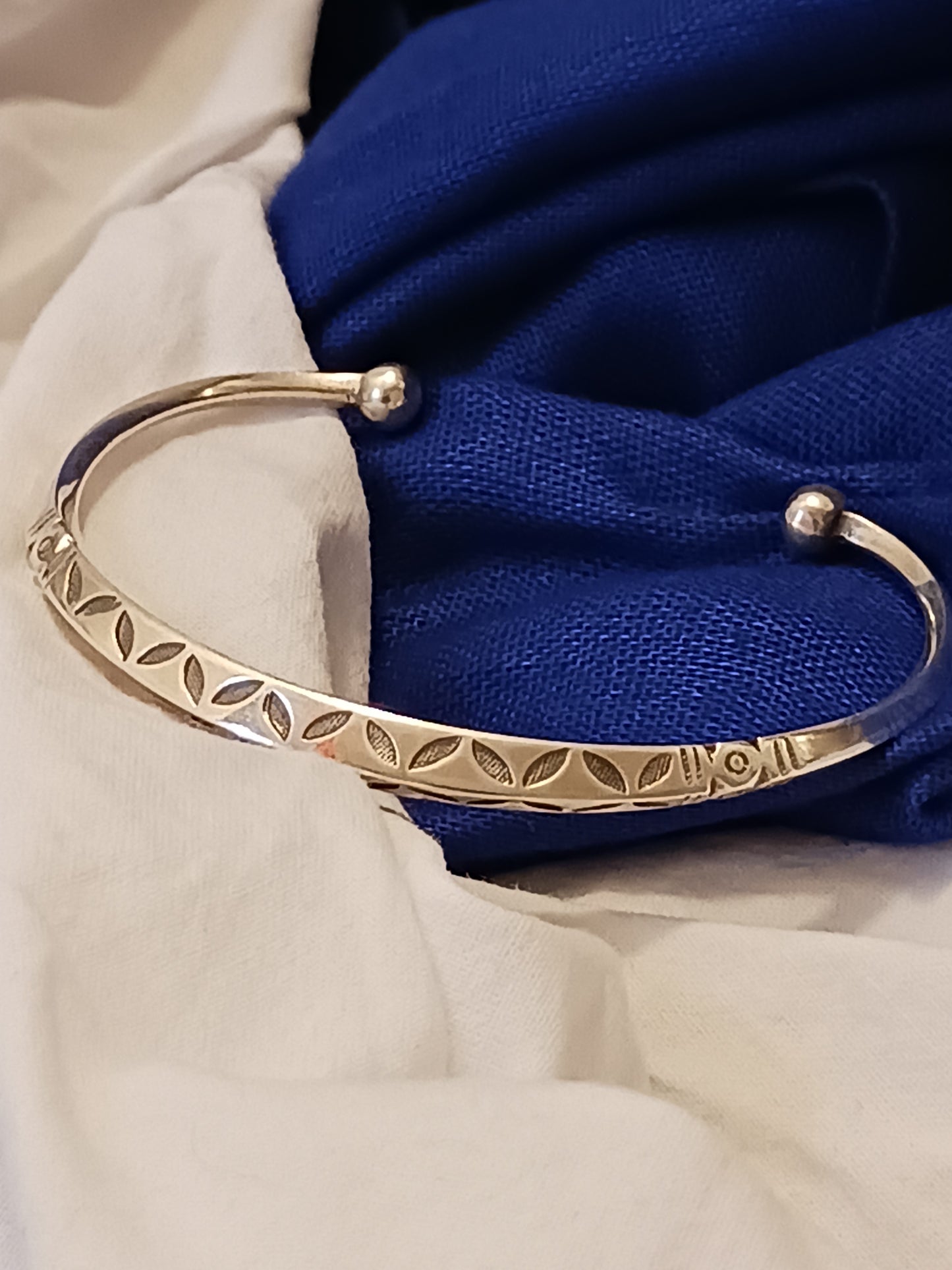 Bracelet en argent massif