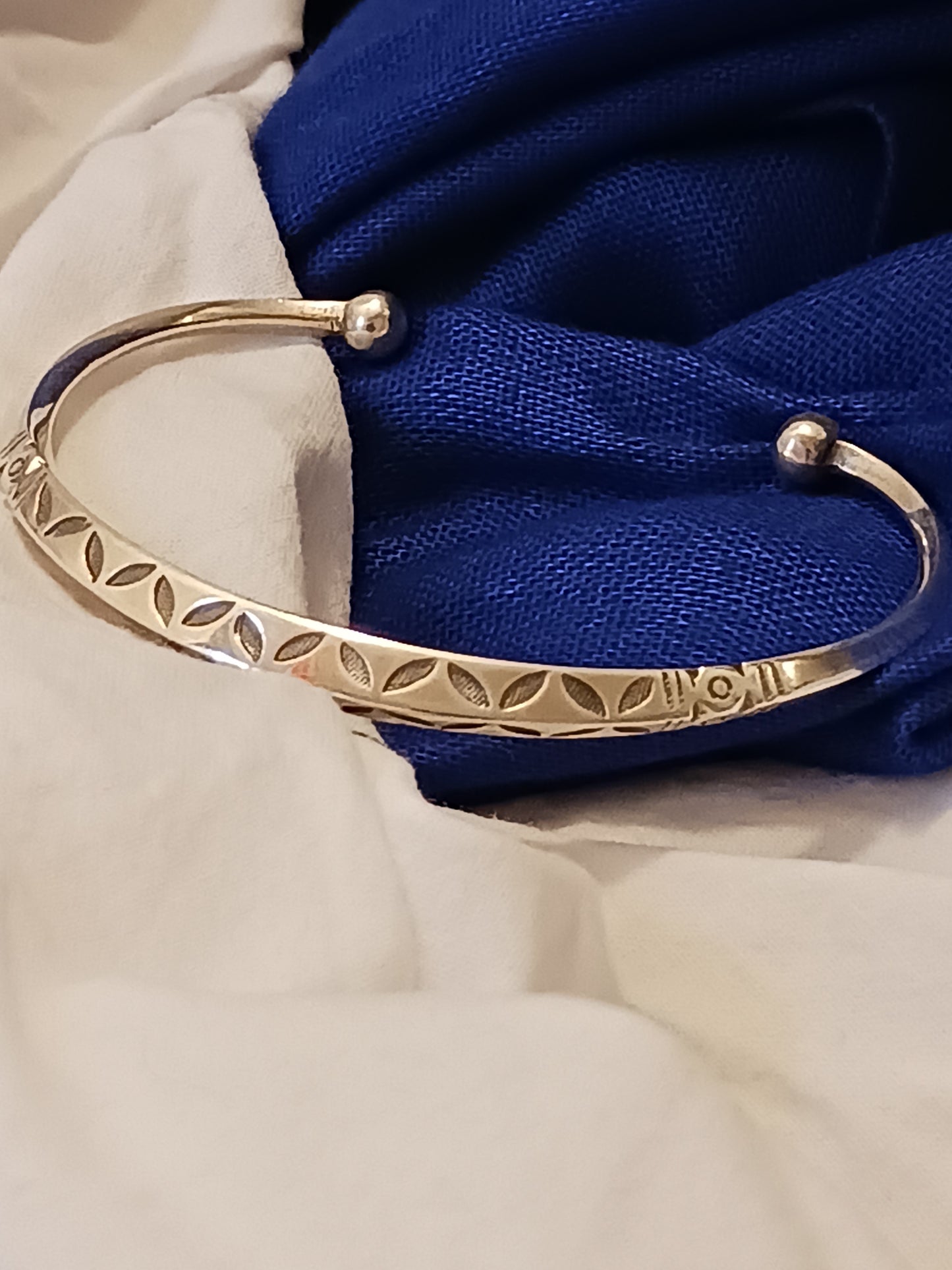 Bracelet en argent massif