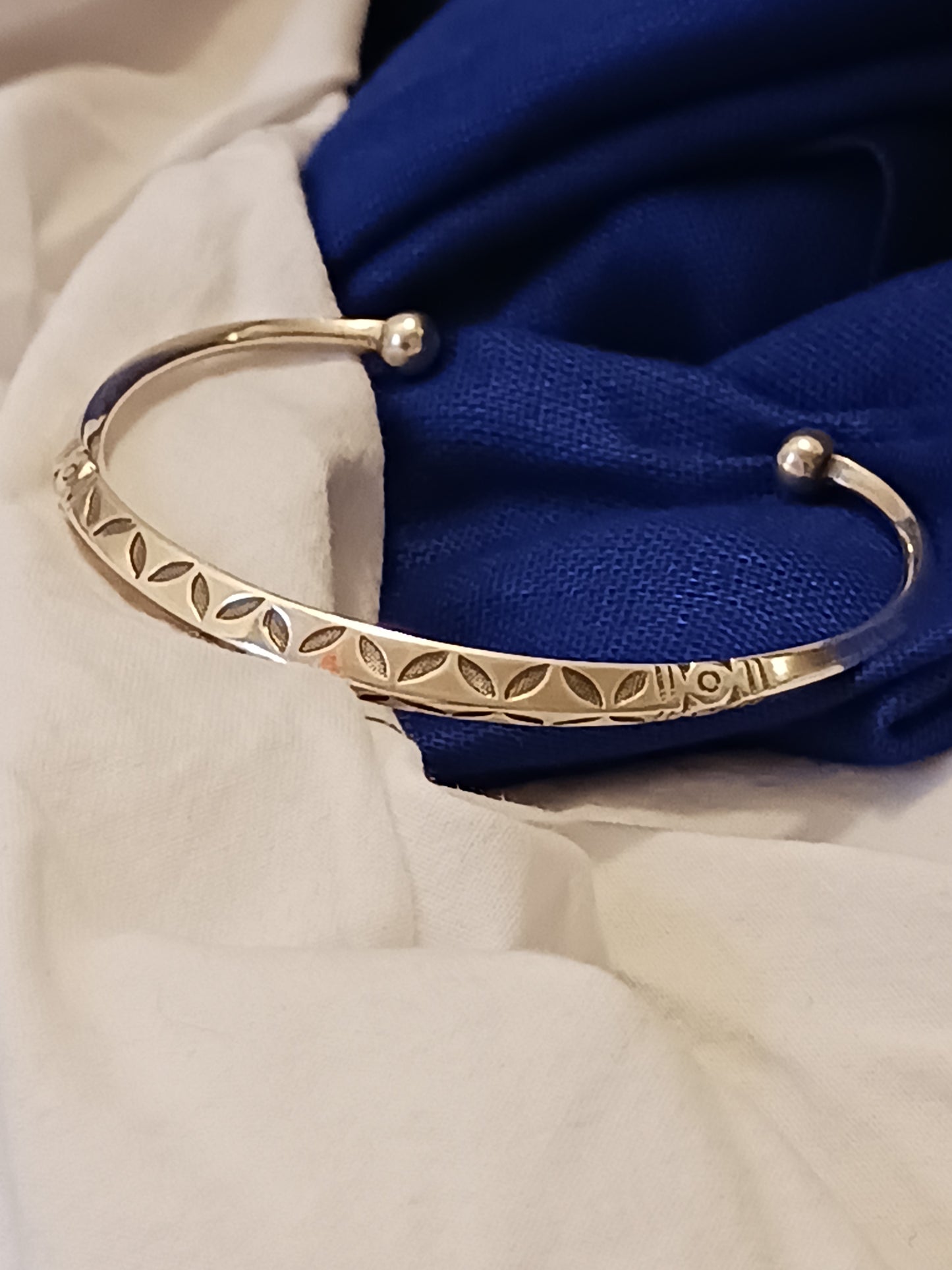 Bracelet en argent massif
