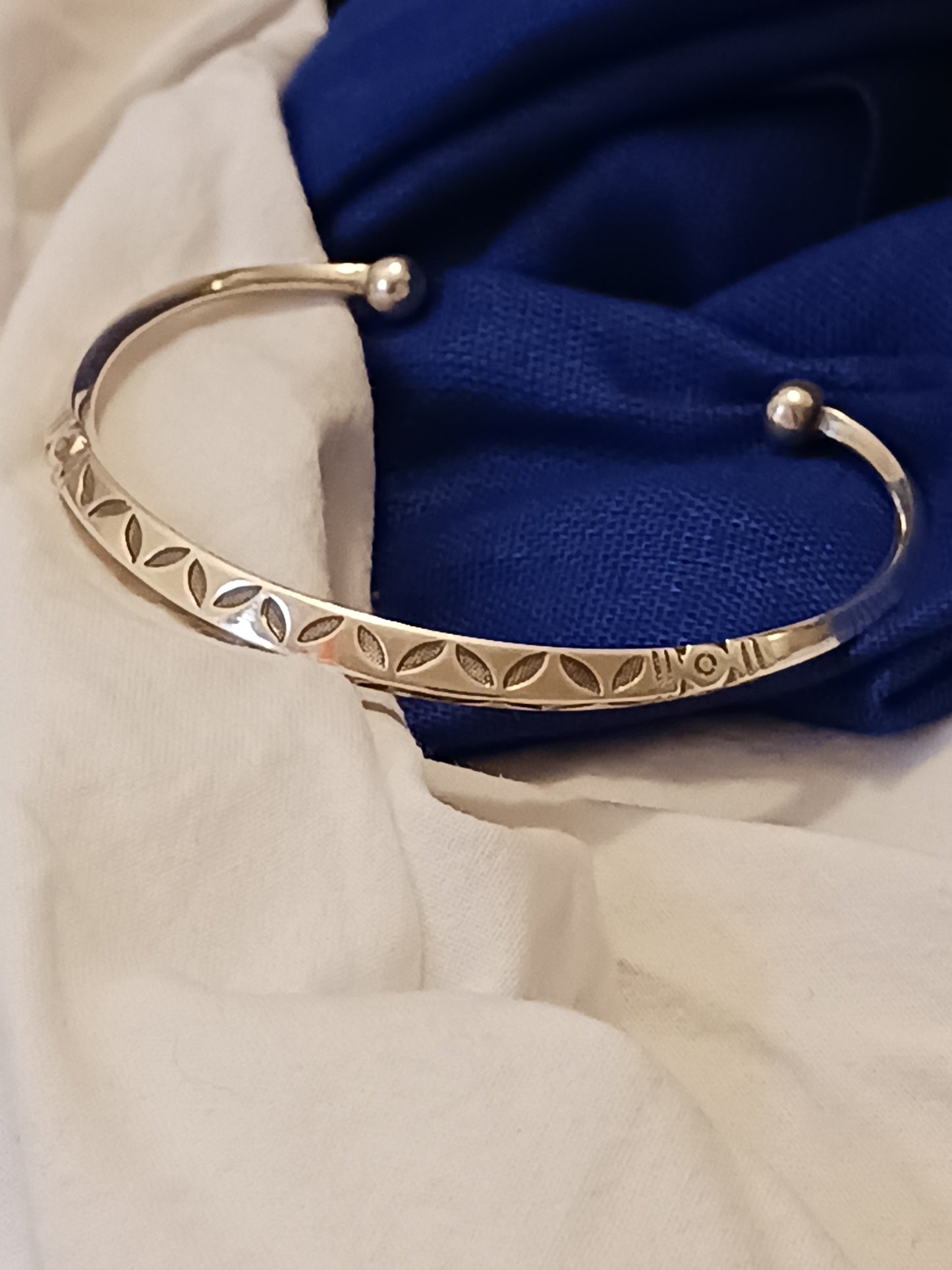 Bracelet en argent massif