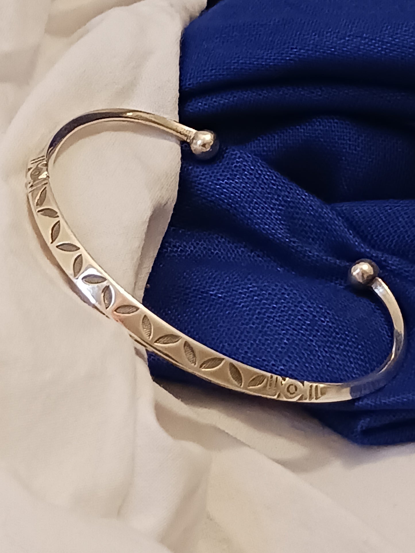 Bracelet en argent massif