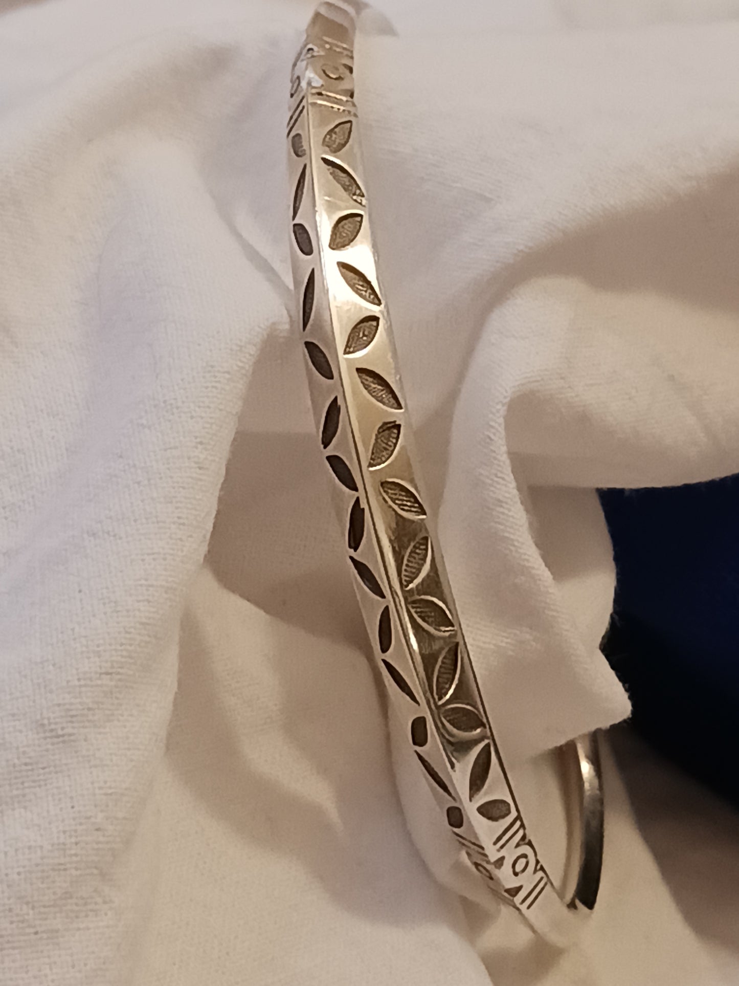 Bracelet en argent massif