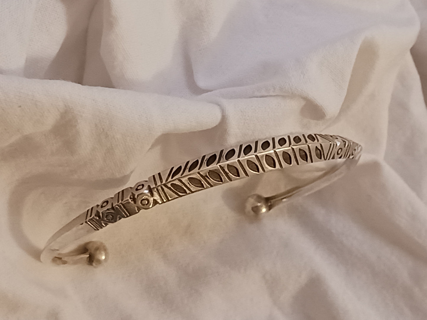 Bracelet en argent massif