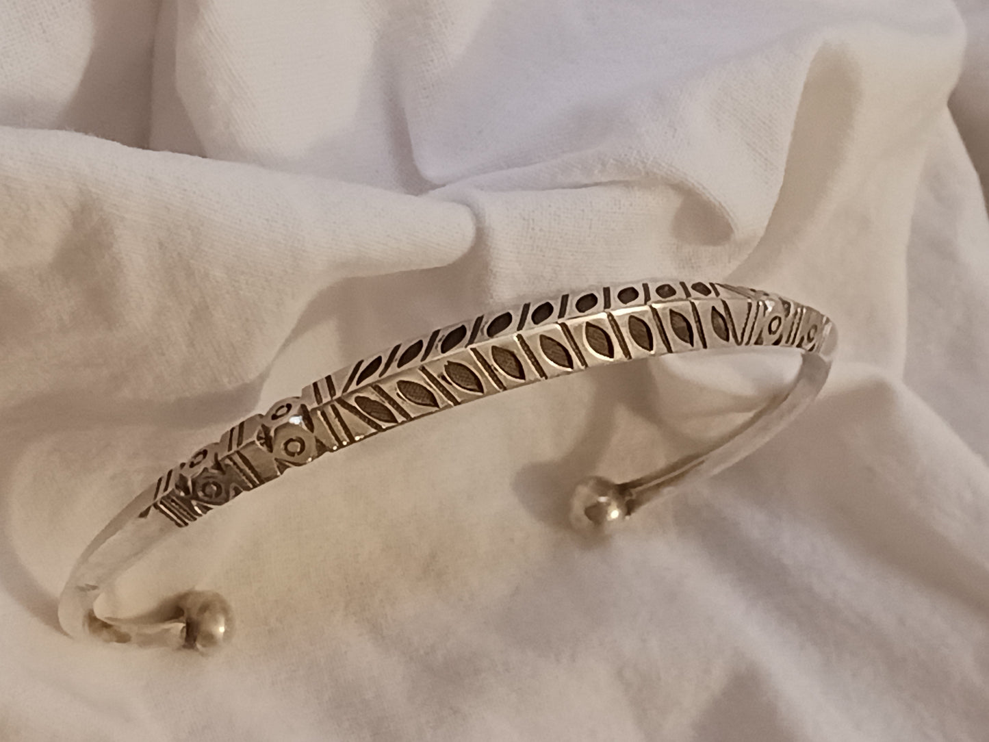 Bracelet en argent massif