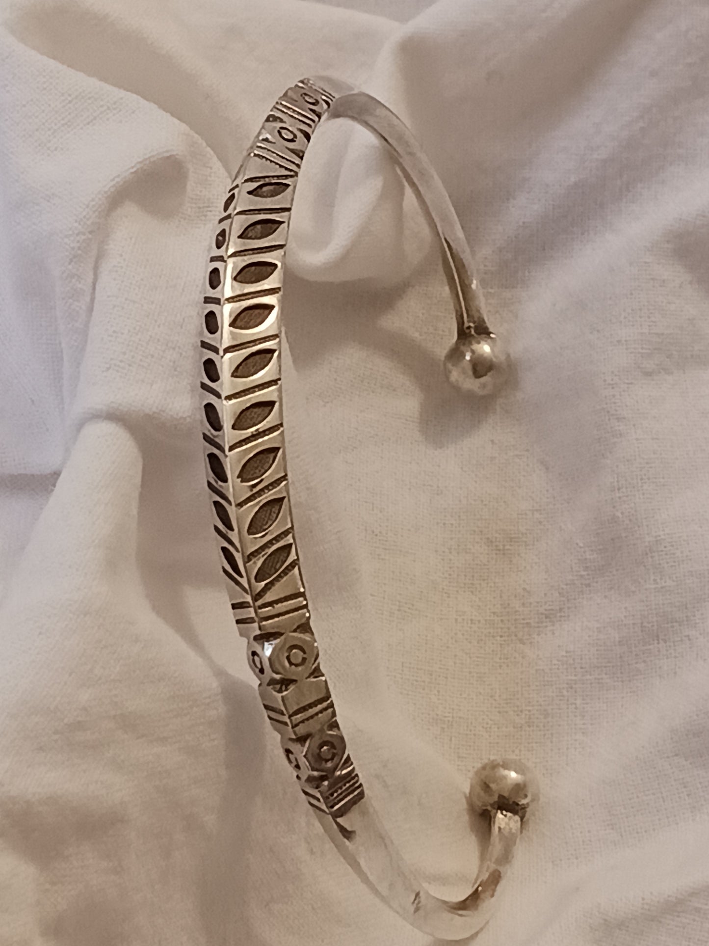 Bracelet en argent massif
