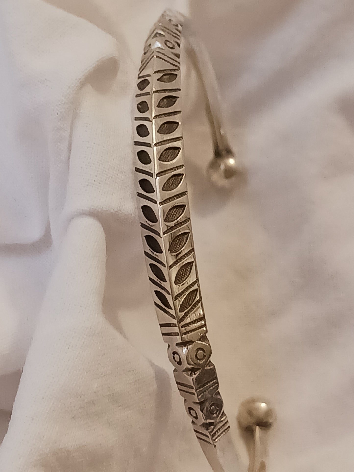 Bracelet en argent massif