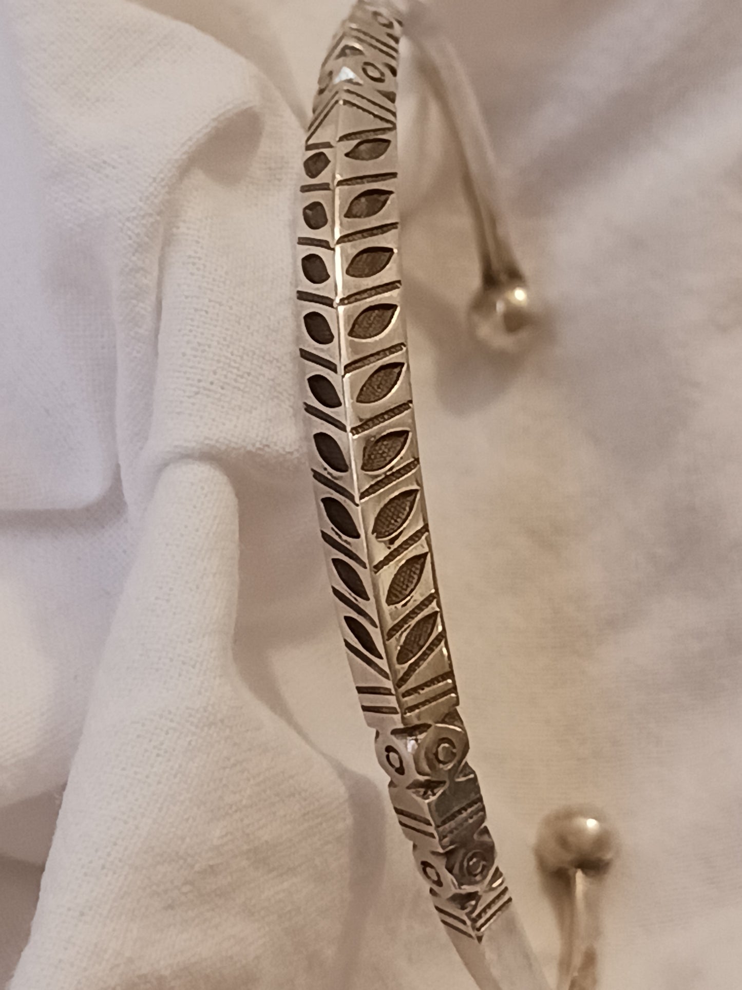 Bracelet en argent massif