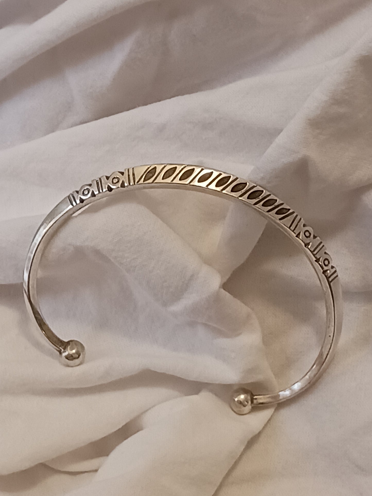 Bracelet en argent massif