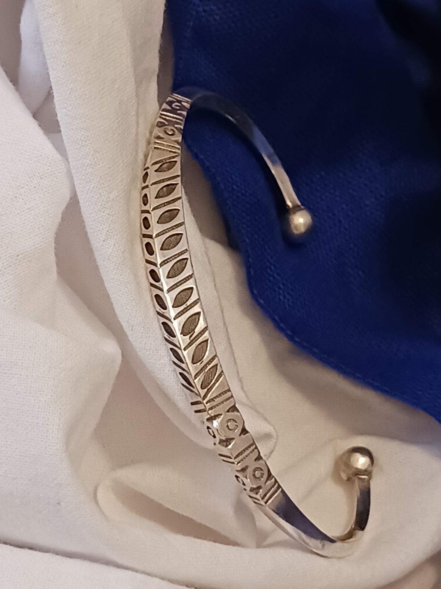 Bracelet en argent massif