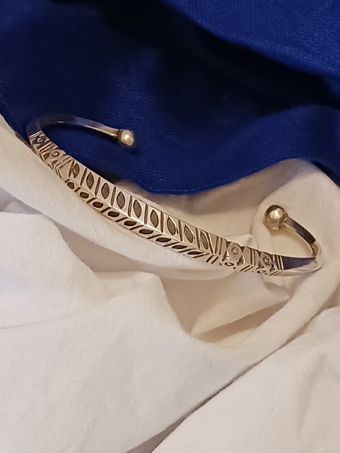 Bracelet en argent massif