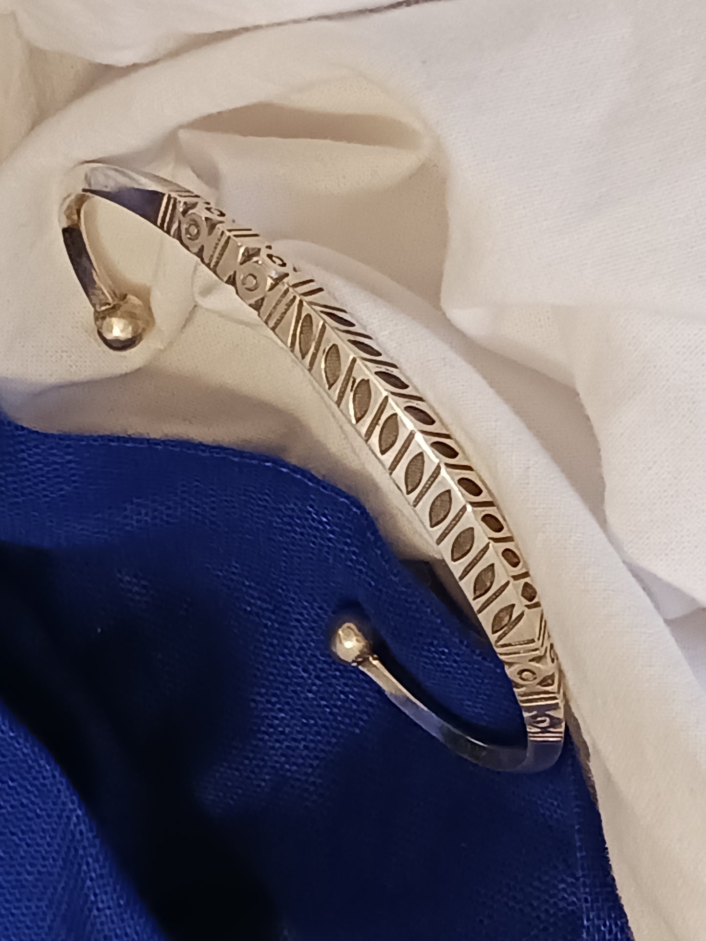 Bracelet en argent massif