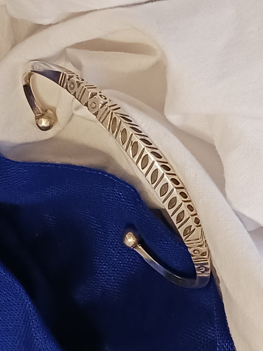 Bracelet en argent massif
