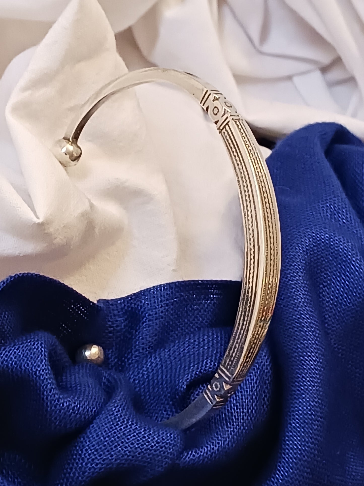 Bracelet en argent massif