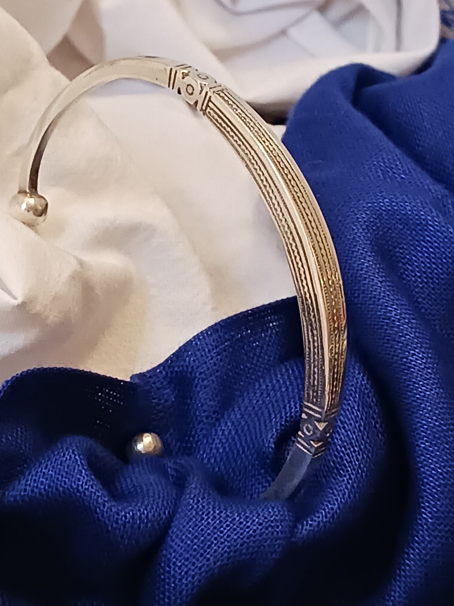 Bracelet en argent massif