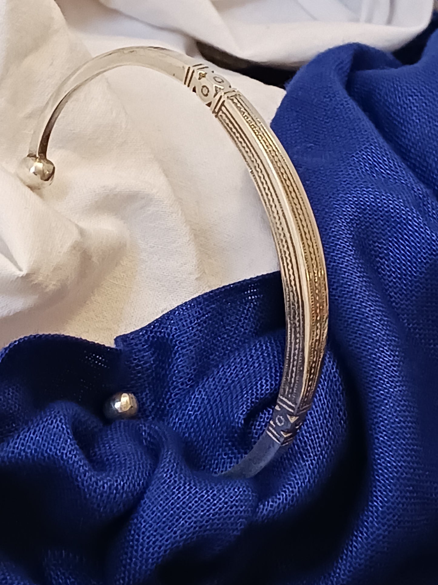 Bracelet en argent massif