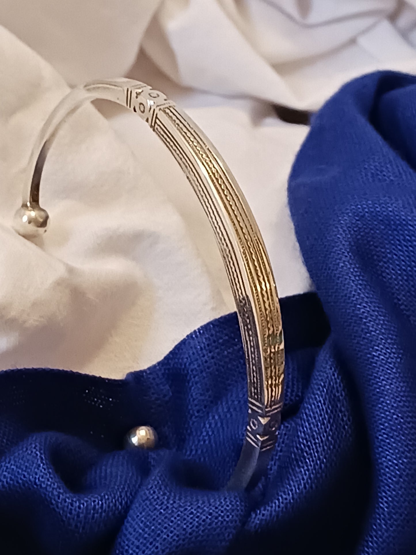Bracelet en argent massif
