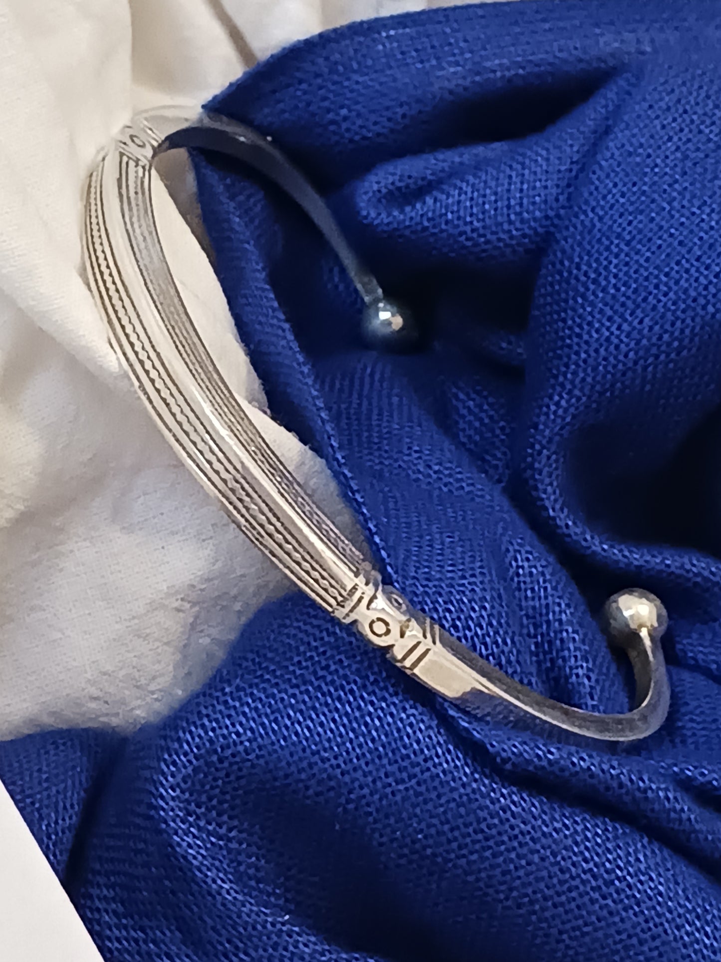 Bracelet en argent massif