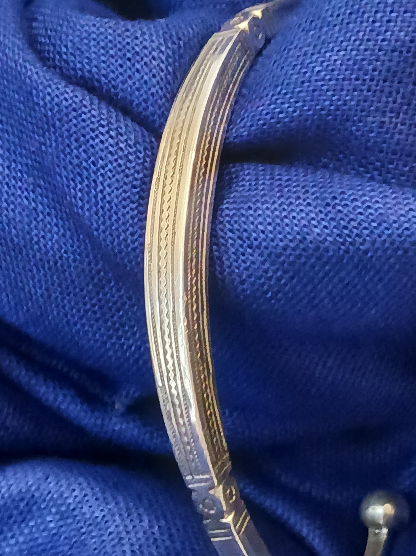 Bracelet en argent massif