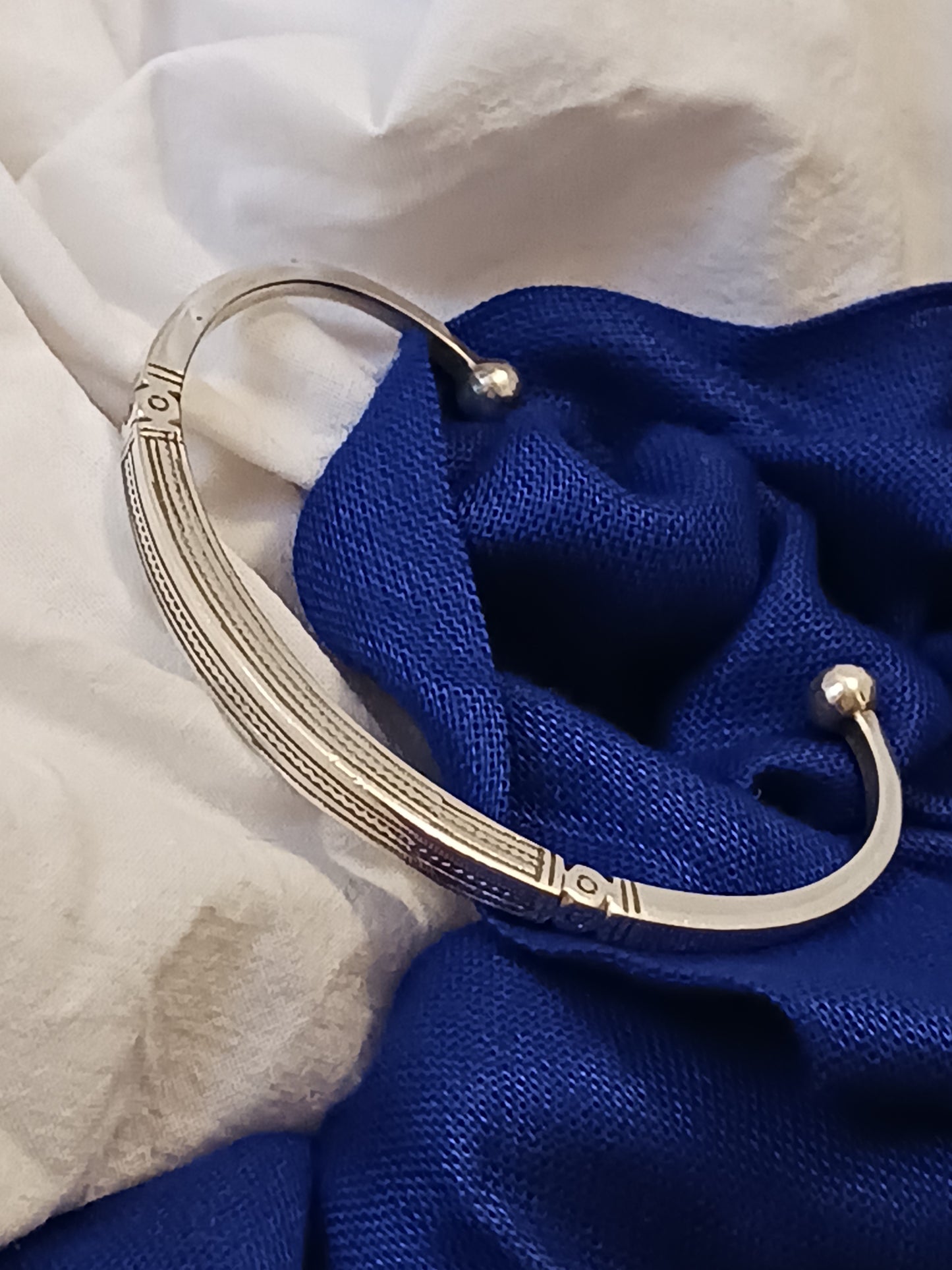 Bracelet en argent massif