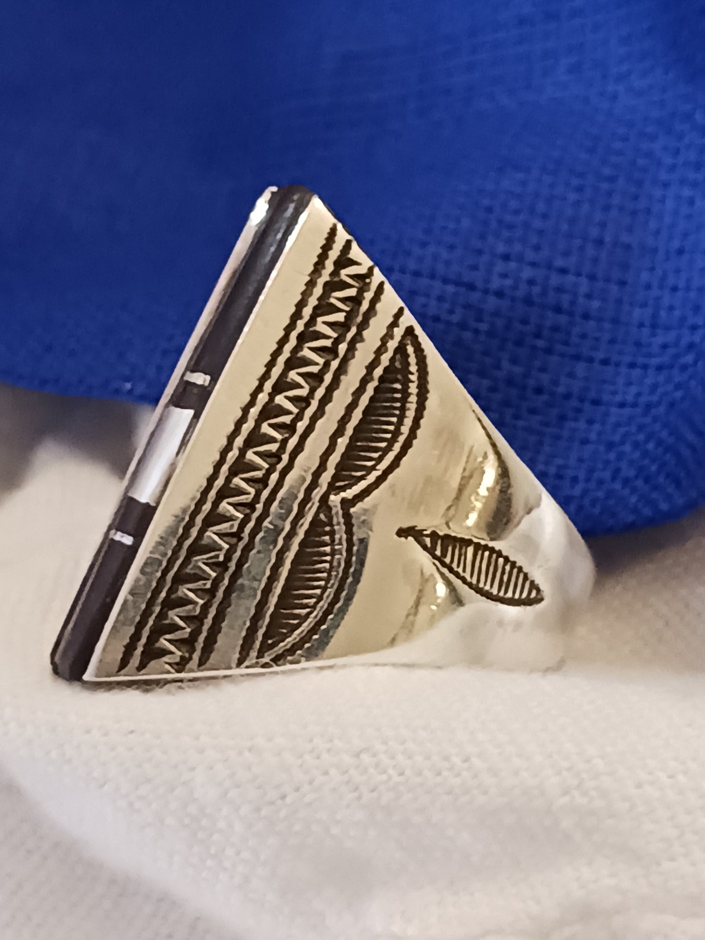 Bague touareg en argent massif