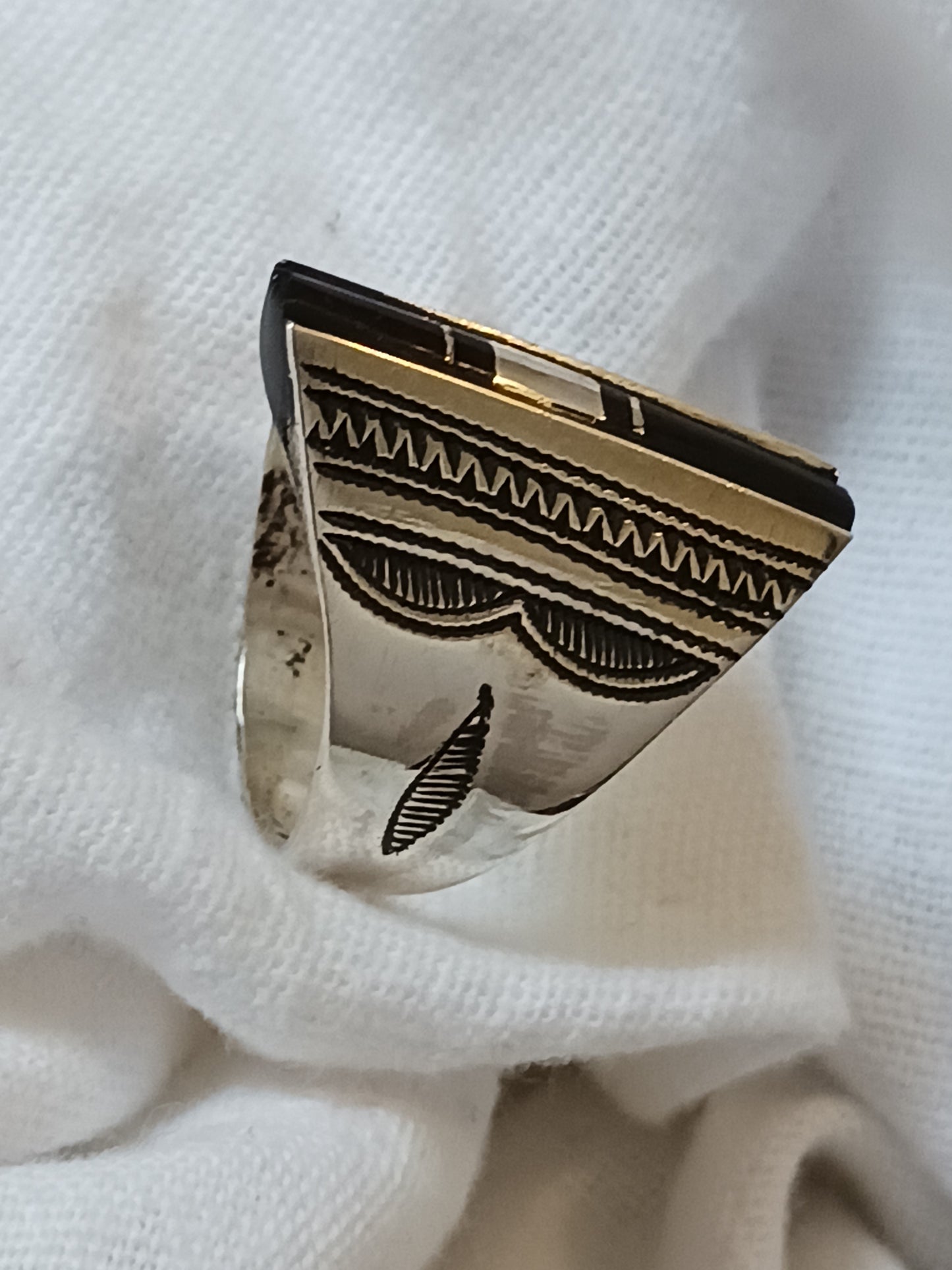 Bague touareg en argent massif
