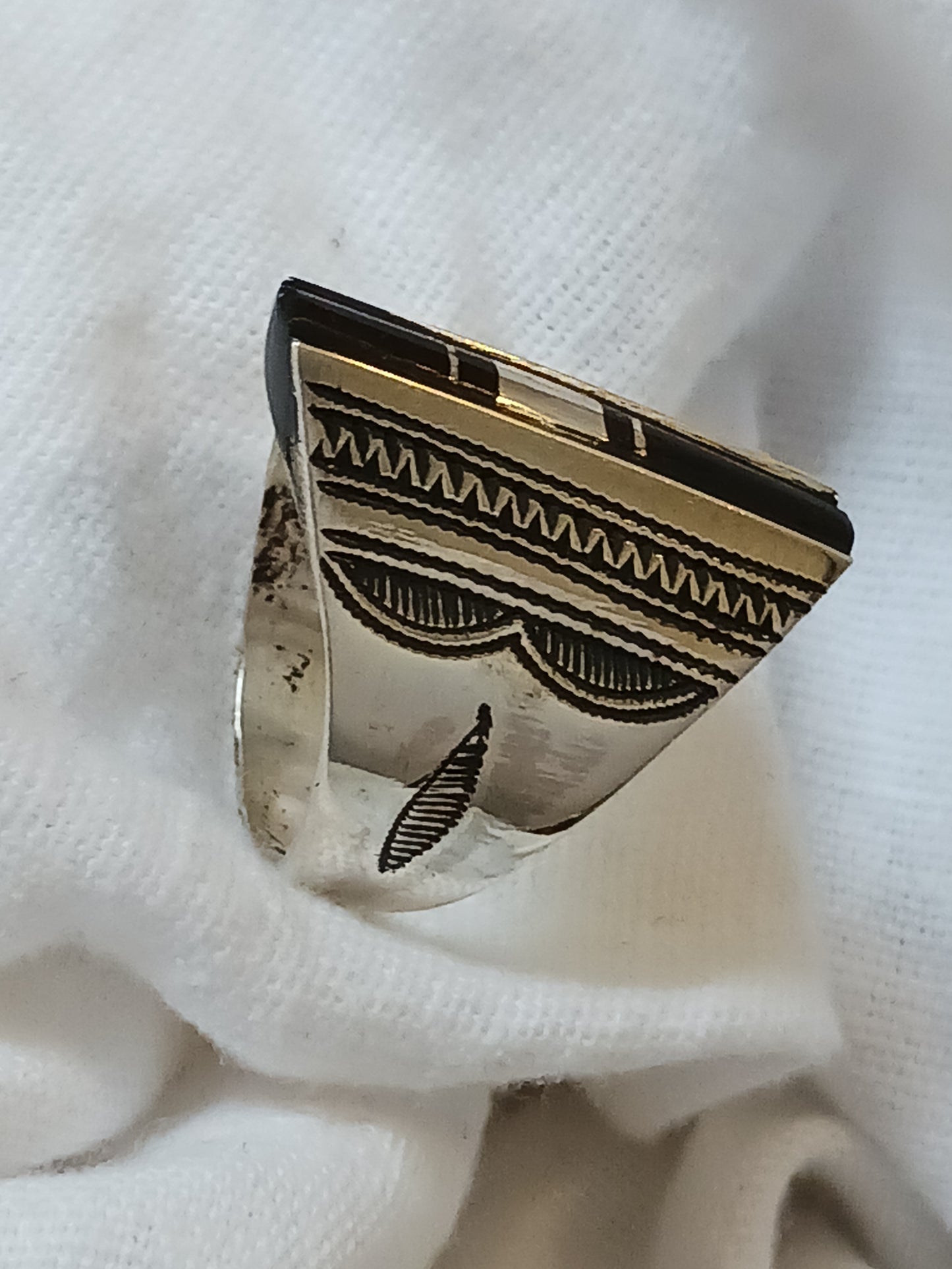 Bague touareg en argent massif