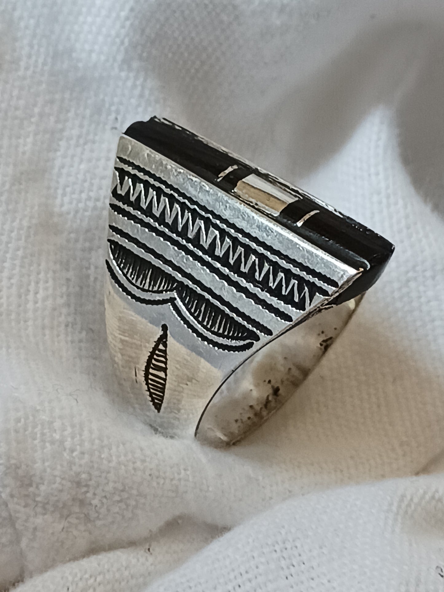Bague touareg en argent massif