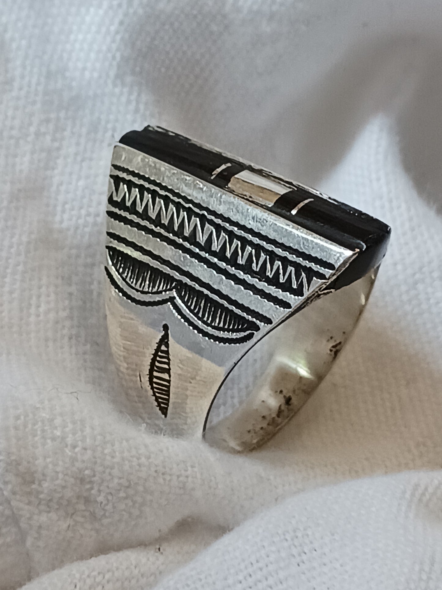 Bague touareg en argent massif