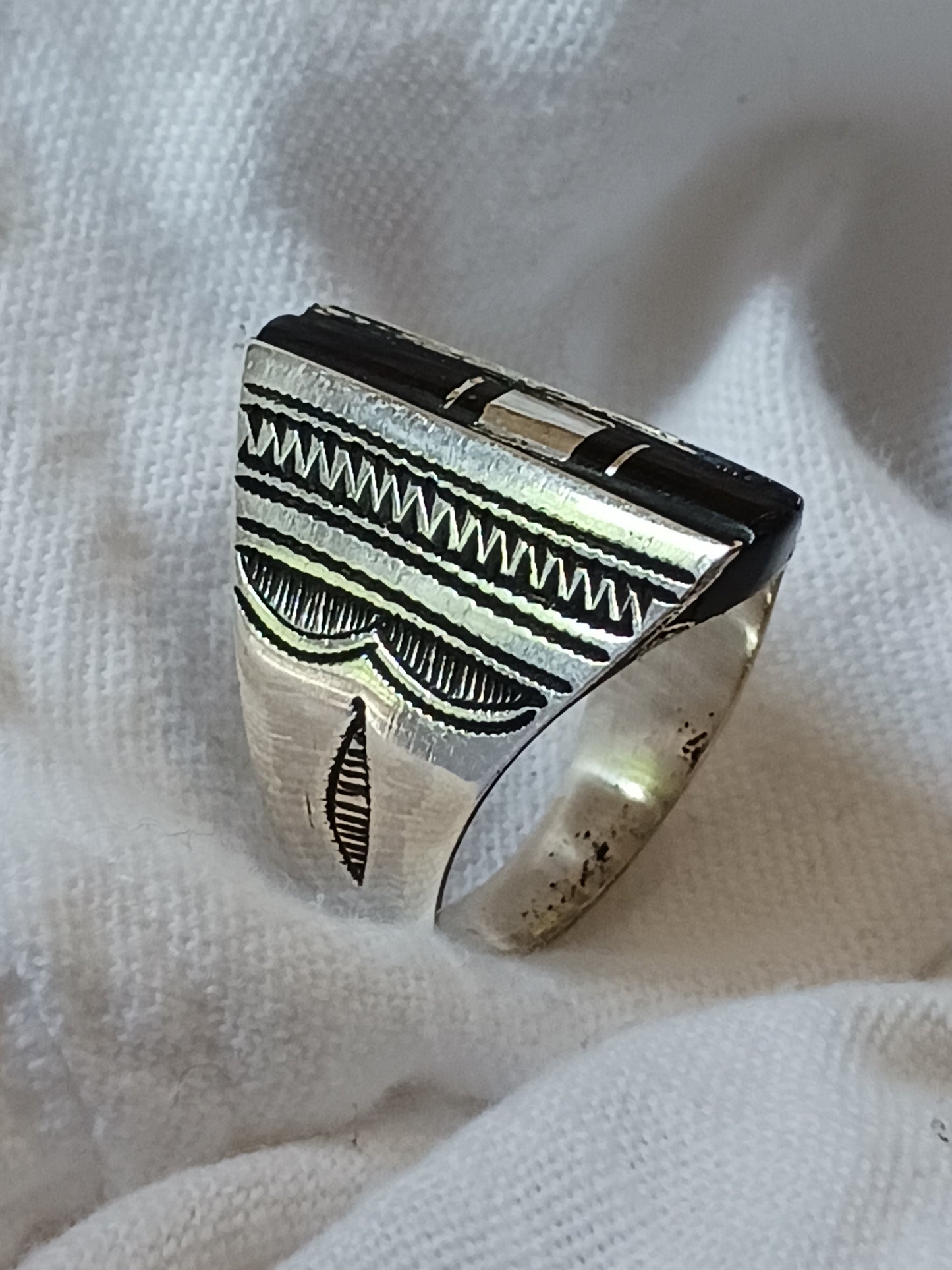 Bague touareg en argent massif