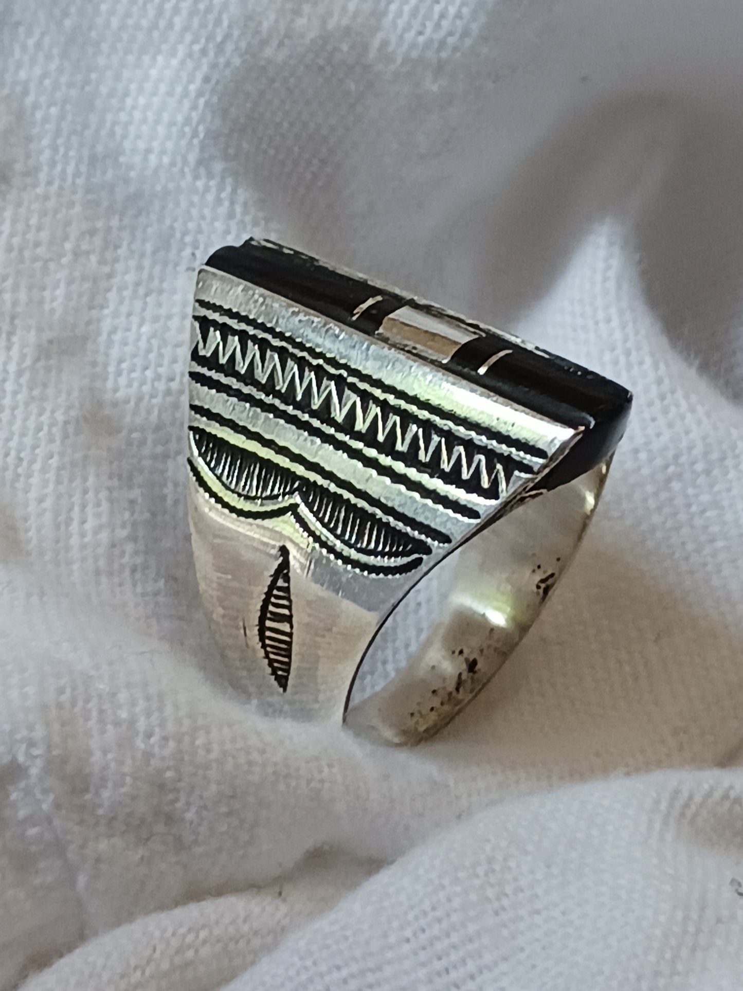 Bague touareg en argent massif